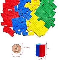 Vista 2 de Taken All 120Pieces Classic Building Bricks Blocks Toy Set 2x4 MOC Building Basic Bricks Parts and Pieces Compatible with Major Brands Construction