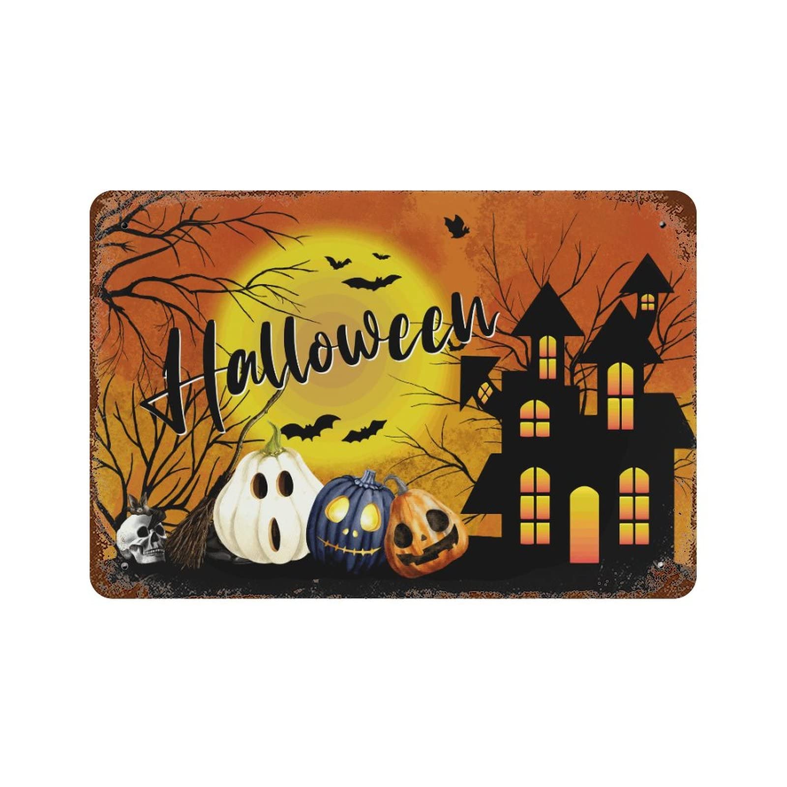 Panneau Halloween Haunted House pour habiller votre porche et terrifier vos invités