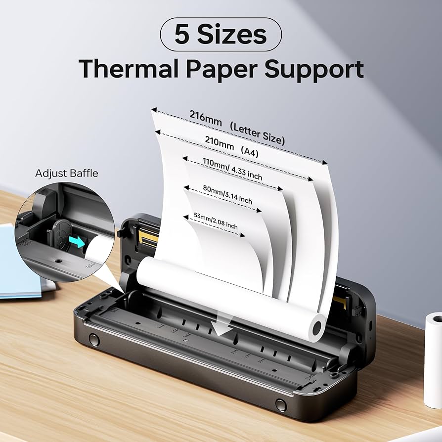★Pmo M832★ Amazon.com: Phomemo Portable Printers Wireless for Travel
