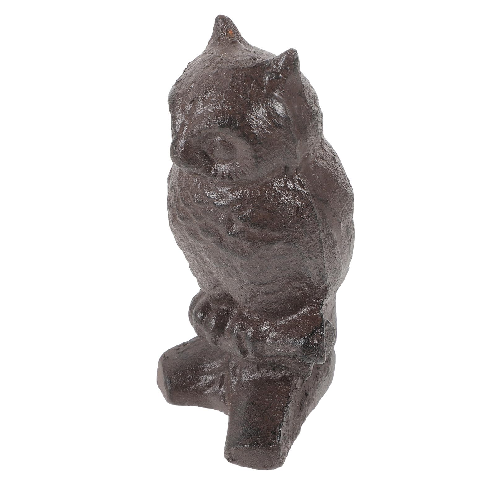 POPETPOP Scultura in Ferro a Forma di Gufo Leggera e Resistente, Decorazione Adorabile per Giardino e Ornamento Casa Delicato e Decorativo