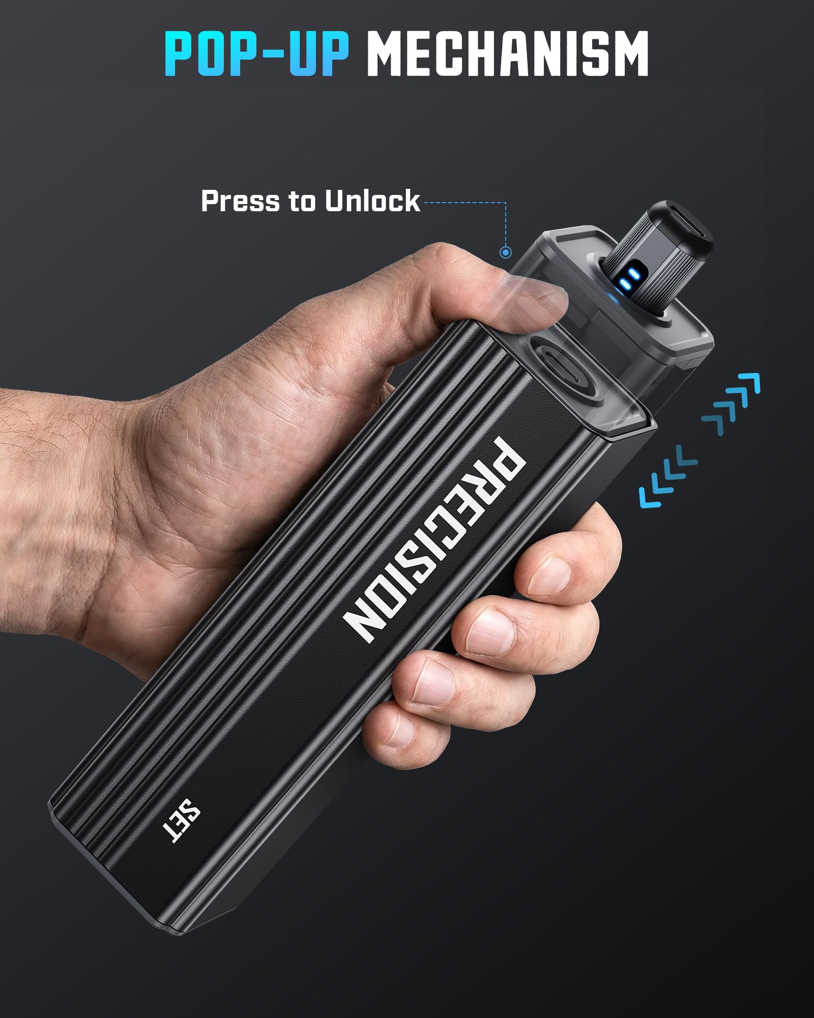 MOWETOO Juego de mini destornilladores eléctricos, juego de destornilladores de precisión 52 en 1, 5 velocidades de torque, 46 puntas de destornillador, adecuado para reparación de iPhone, portátil — view 6