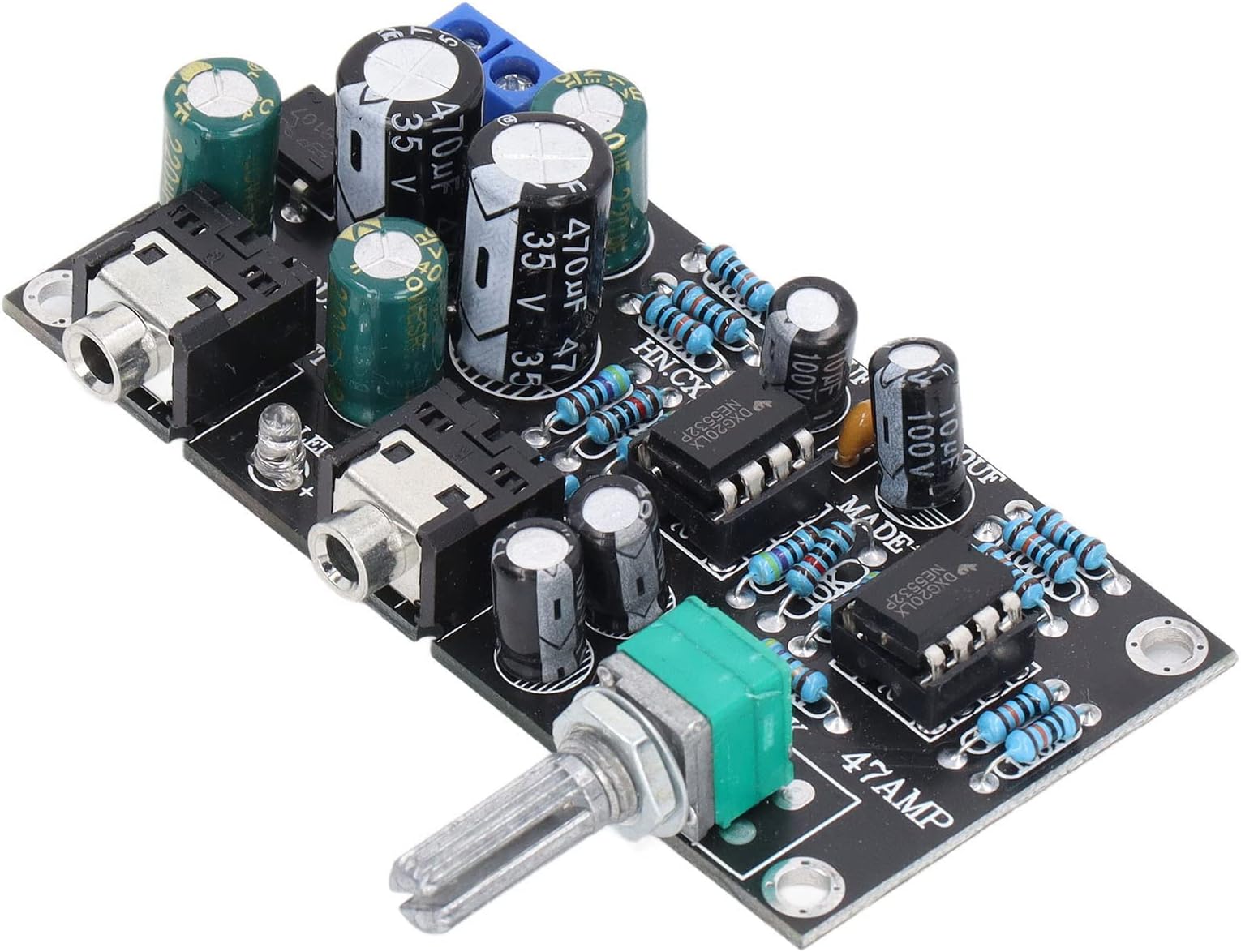 OP AMP DIY sound module Portable AC 6-18V headphone amplifier boardWzsydn