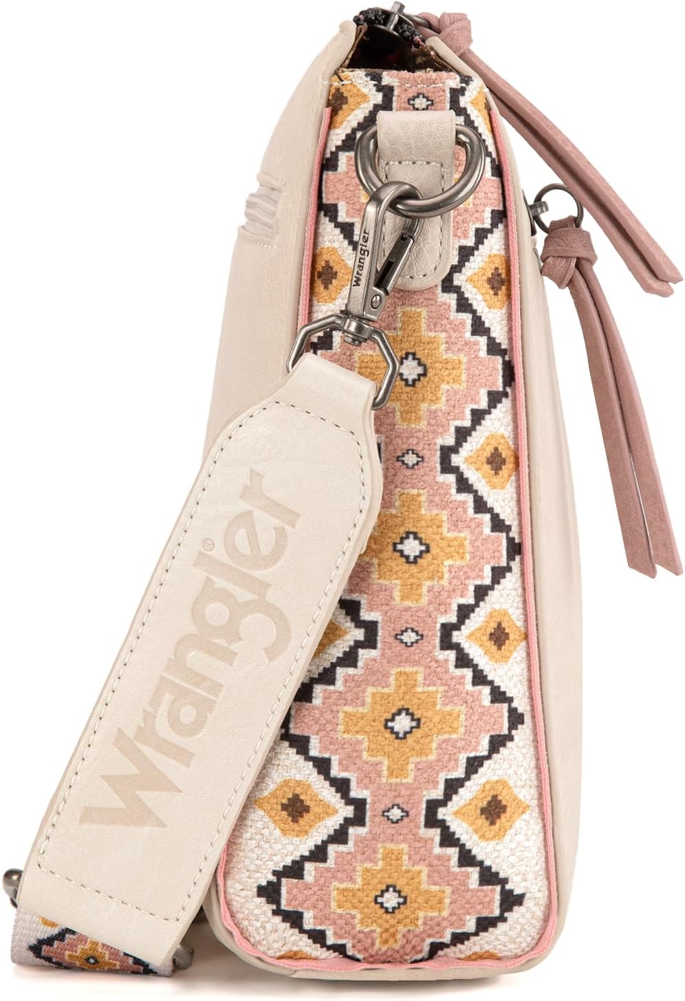 Wrangler Aztec Crossbody Purse Medium Shoulder Bags for Women Western Handbag with Guitar Strap - Image 4