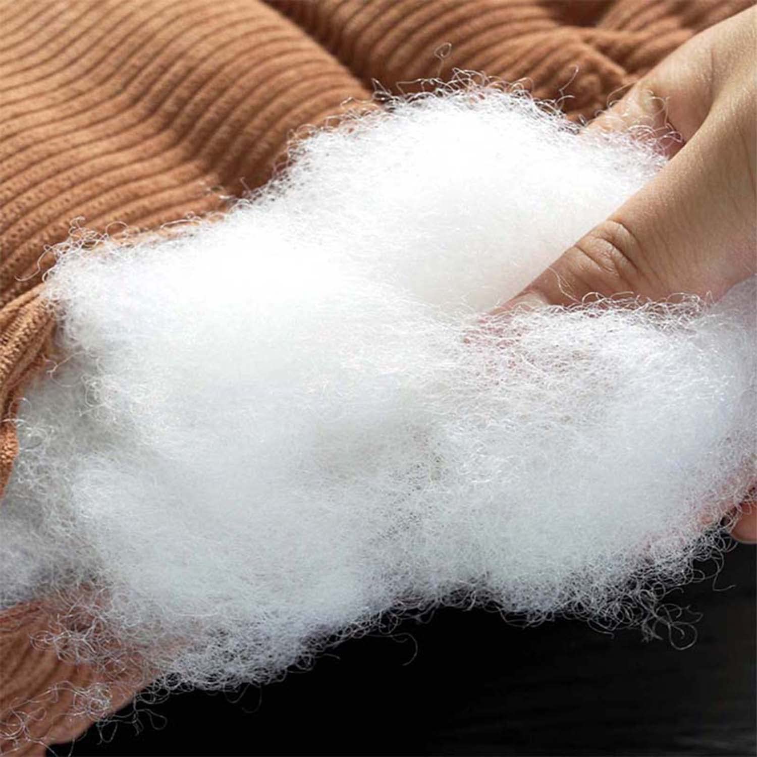 Cuscino rialzista spesso 10 cm, in cotone, quadrato, per casa, ufficio e auto, per uso interno ed esterno, grigio scuro (50 x 50 x 10 cm)