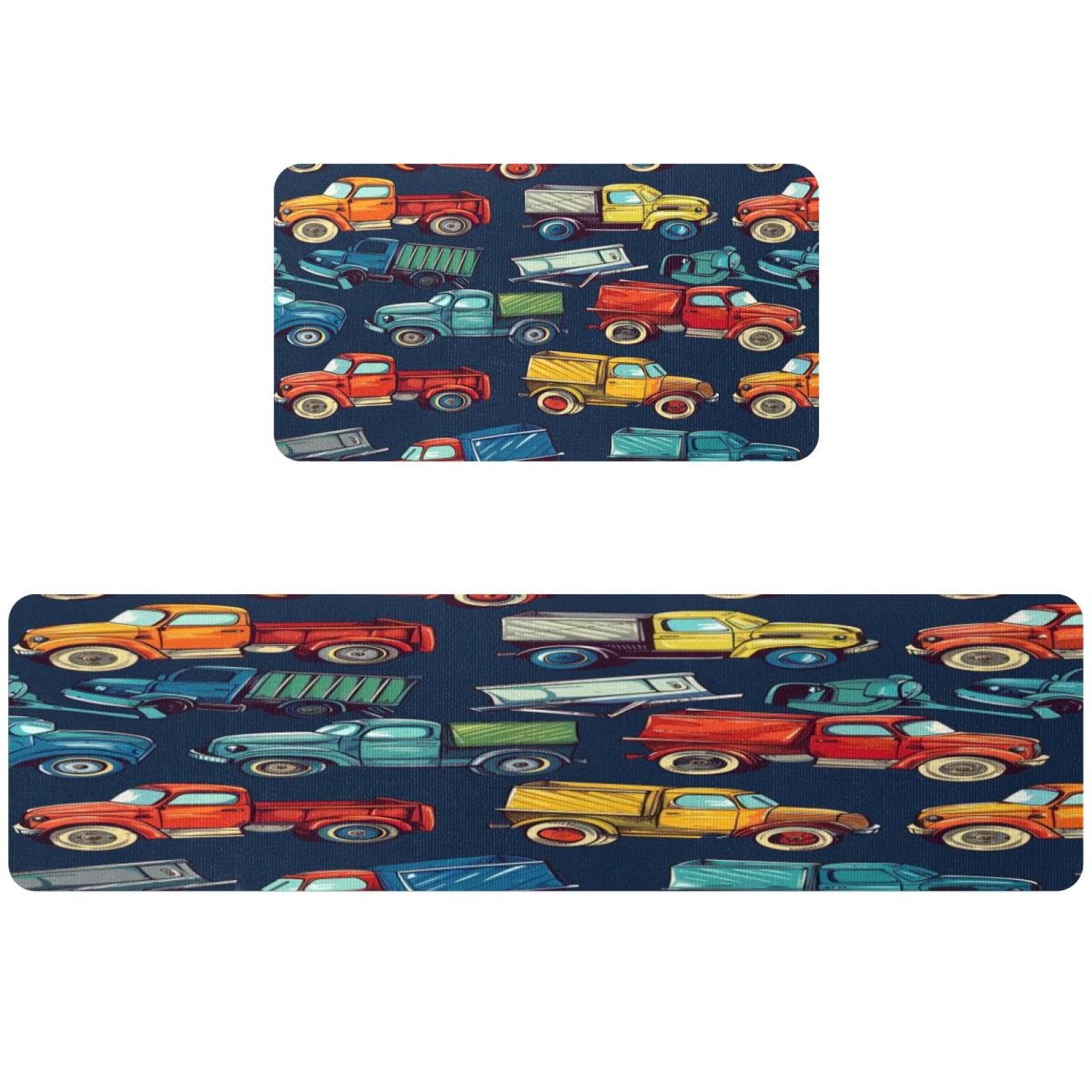 Alfombrillas de cocina vintage y alfombras lavables absorbentes
