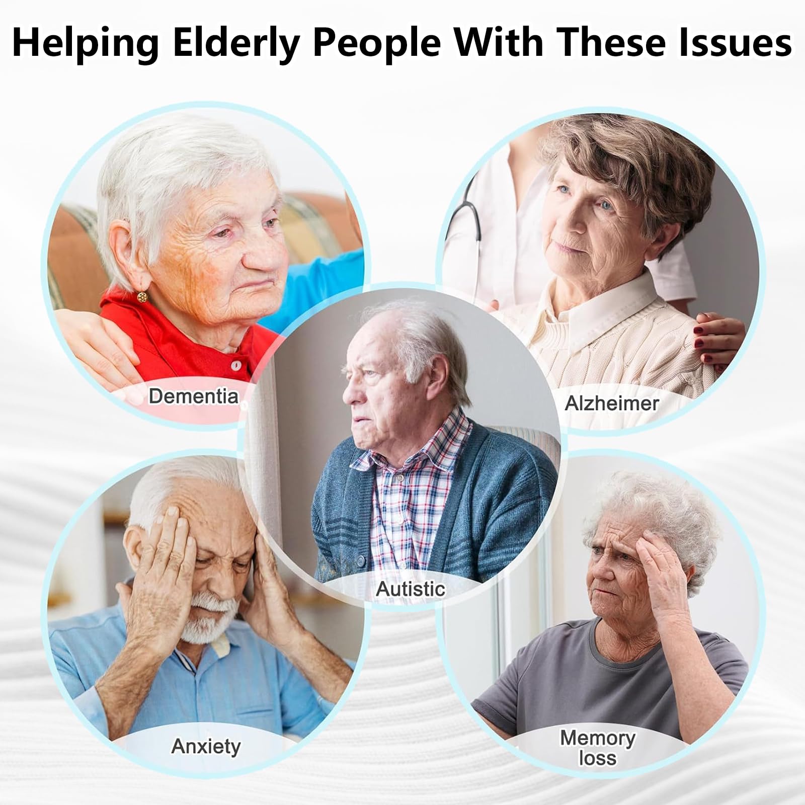 Coperta per Chi Soffre di Demenza, Giochi per Anziani con Alzheimer Autismo Giocattolo Sensoriale per Chi Soffre di Demenza Coperta Sensoriale Alzheimer Demenza Asperger Ansia Autismo