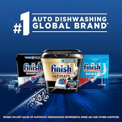 Miniatura 7 de Paquete de gel líquido Finish Scent Orange Fresh, 75 onzas + detergente líquido Finish Gel para lavavajillas, jabón avanzado de limpieza profunda,