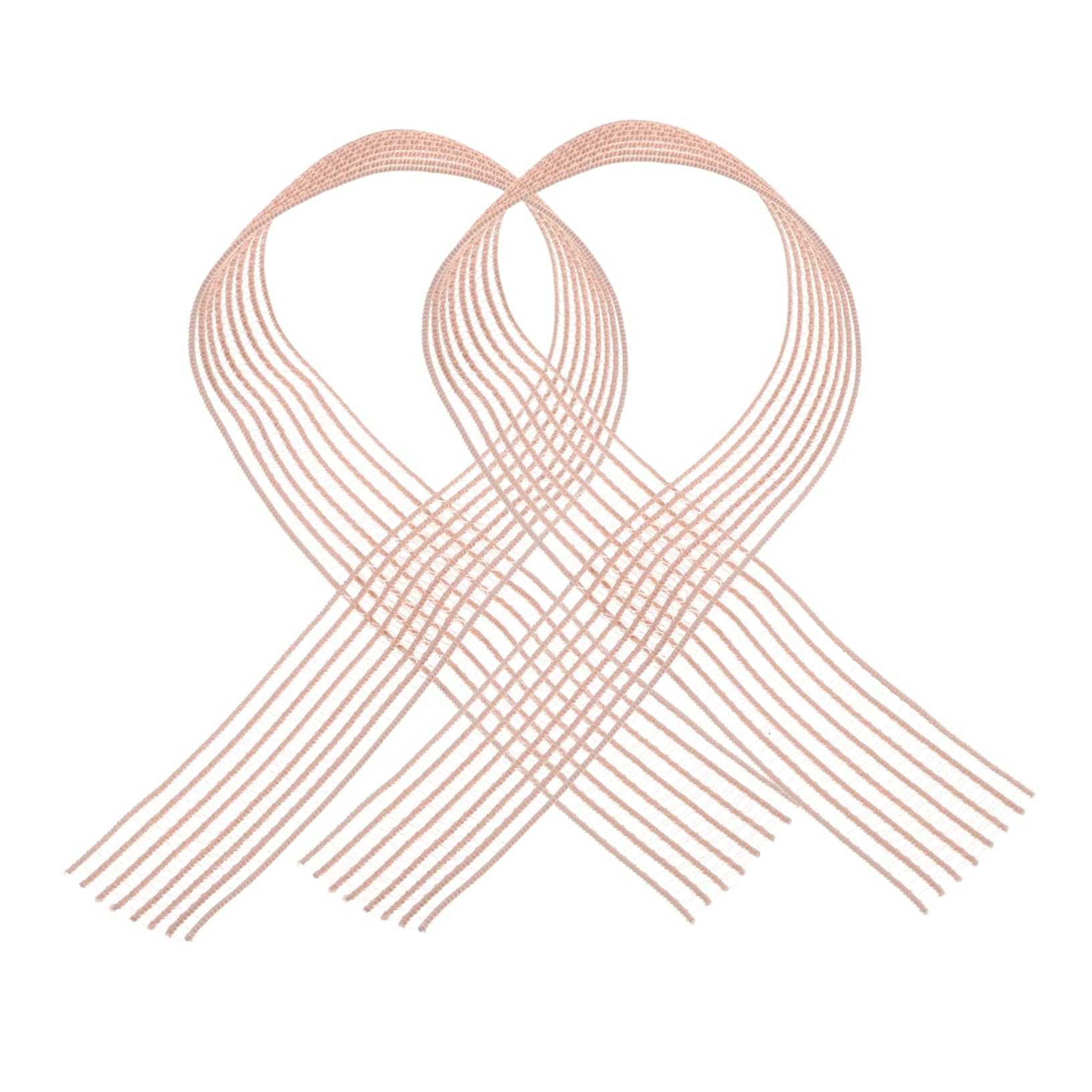 BRIGHTFUFU 2pcs Women's Ballet Dance Shoes Elastic Band Pointe Shoe Reinforced Ribbon for Ballet Flat Dance Shoes Stretch Ribbon Professional and Amateur Dancers