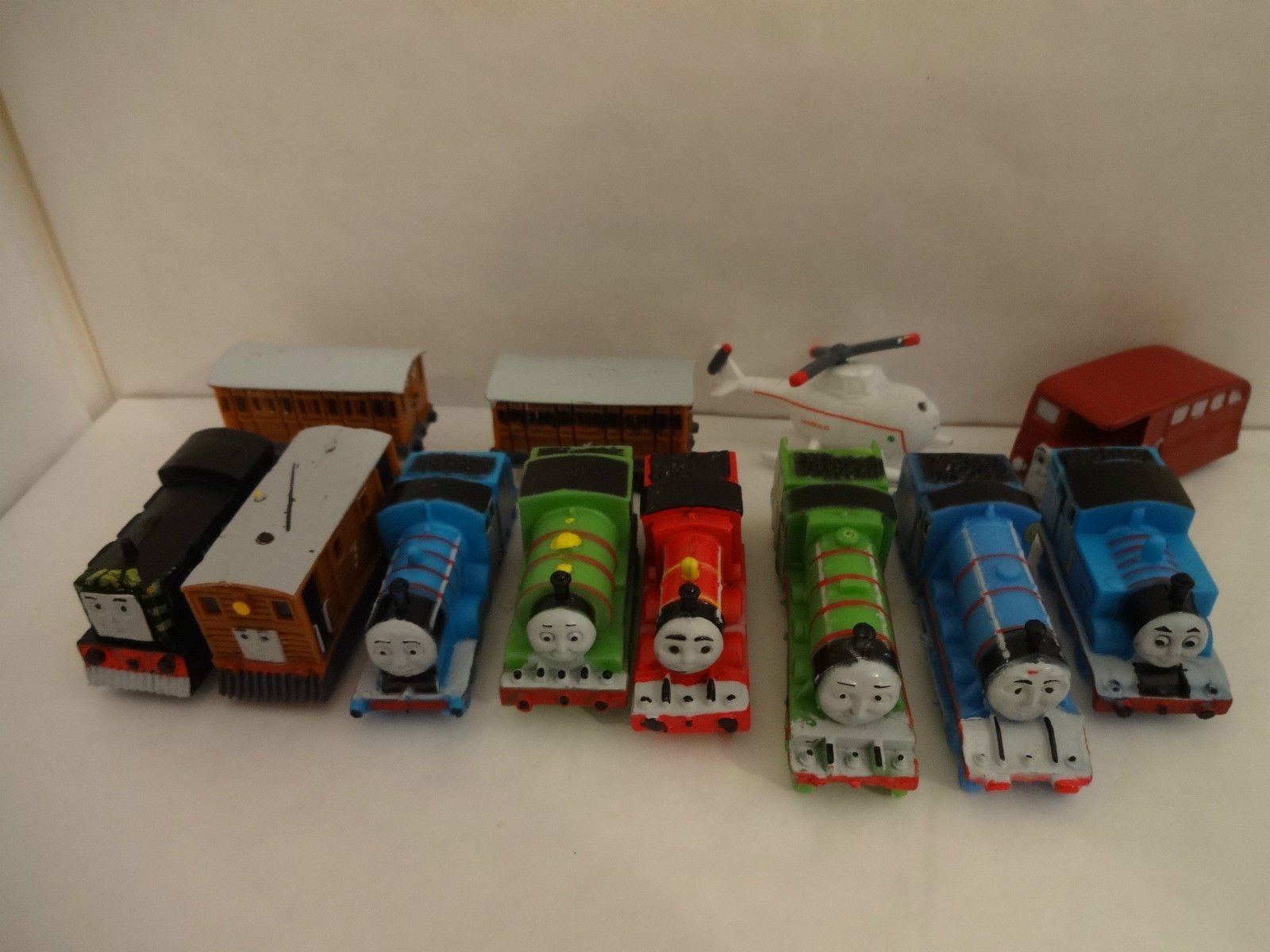 Mister A Gift Thomas The Tank Engine set of 12 Plastic Cake toppers