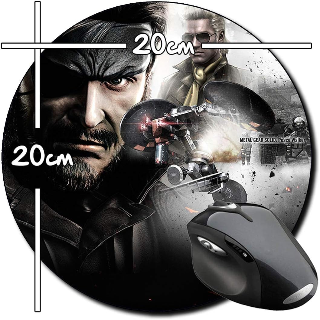 Metal Gear Solid Peace Walker Round Mousepad PC