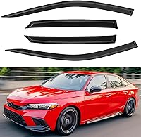 Vista 196 de Visores para ventanas y protectores contra la lluvia para Ford Fusion 2013, 2014, 2015, 2016, 2017, 2018, 2019, 2020, Deflectores de viento