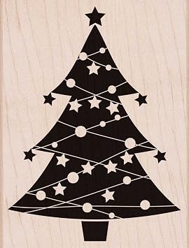Hero Arts Rubber Stamps, Designer Star Tree