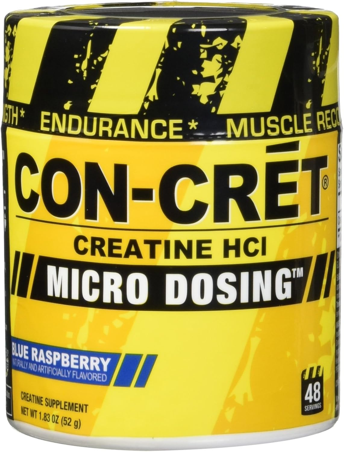 Promera Health Con-cret Creatine HCL Supplement for Muscle Building, Endurance, and Recovery, 48 Servings, Blue Raspberry