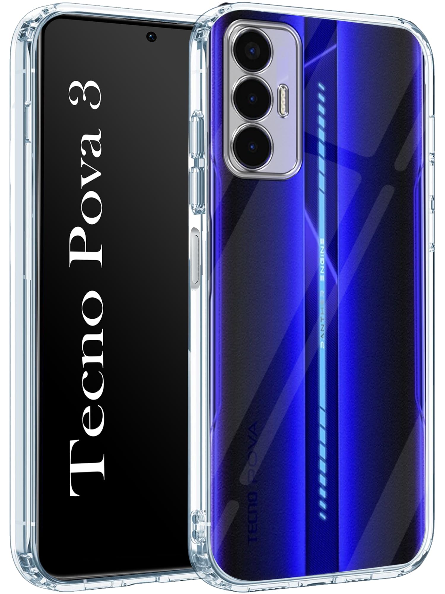 Jkobi Back Cover for Tecno Pova 3 (Silicone Clear Shockproof Case with Camera Protection | Soft and Flexible | Transparent) (B0CH9PDHFK) Amazon Price History, Amazon Price Tracker