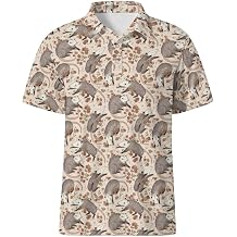 Mens Golf Shirts Short Sleeve Polo Shirts for Men Casual Golf Polo 3 Button Closure Outfits