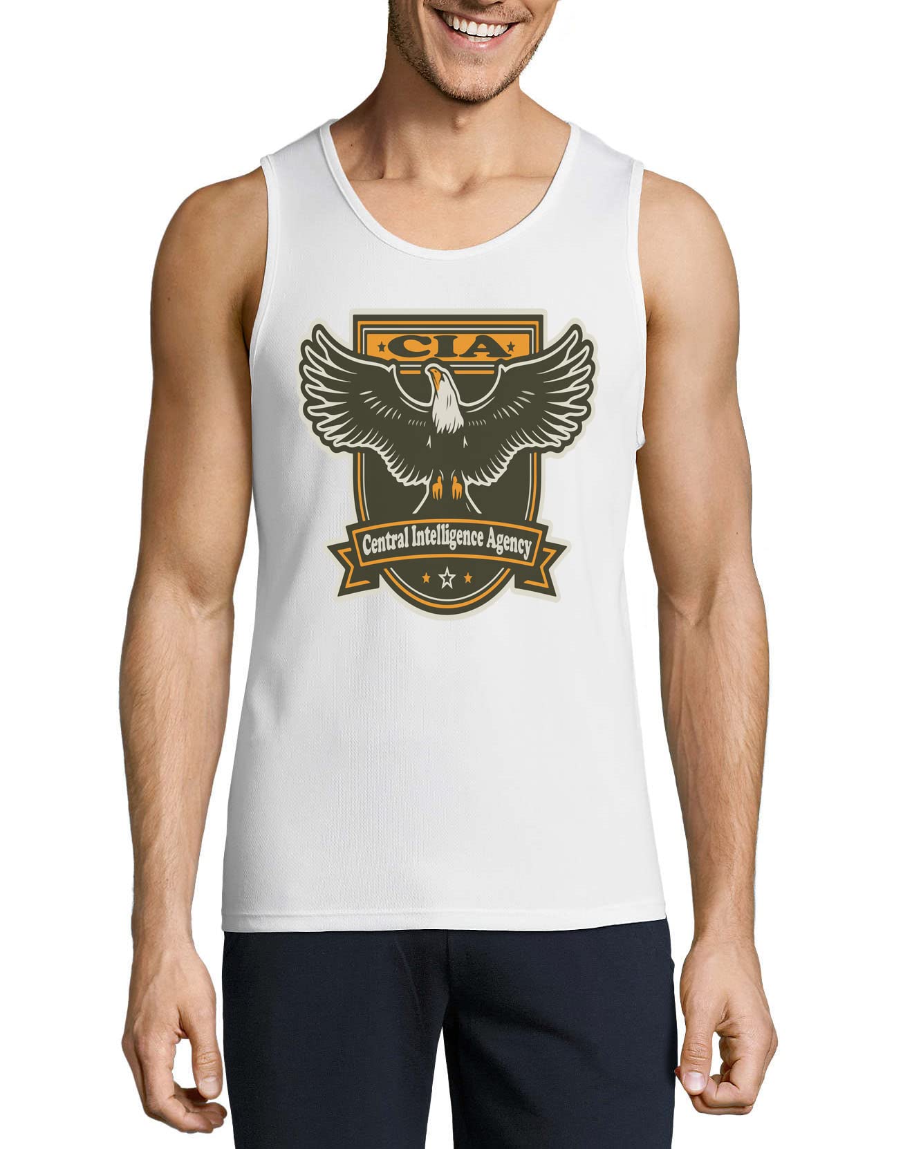 Camiseta CIA Eagle para hombre en algodón premium transpirable 3