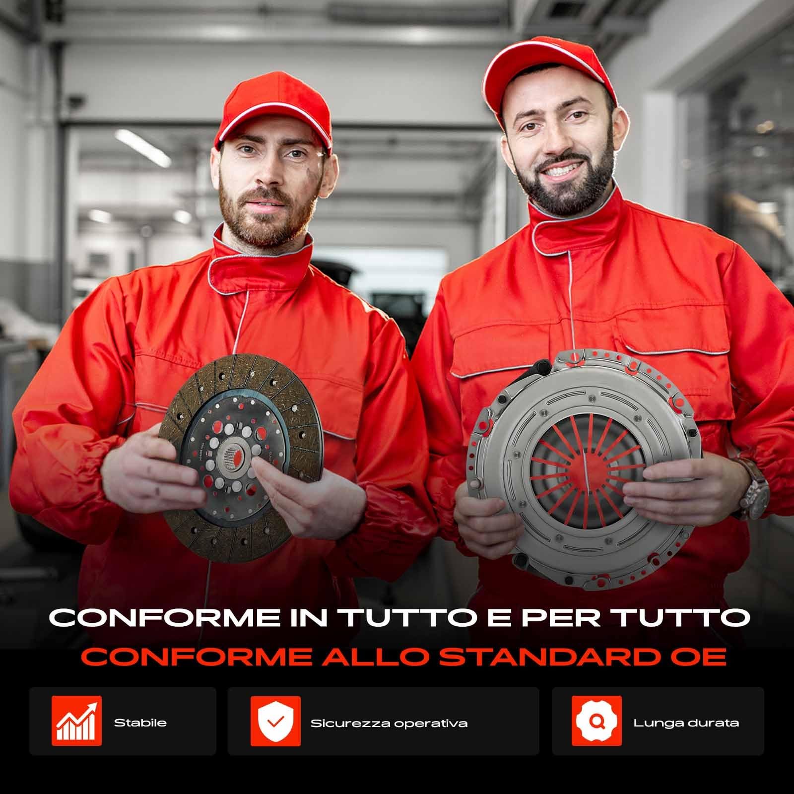 Frankberg Frizione Set frizione Compatibile con Fiesta VI CB1 CCN B-Max JK Tourneo Courier B460 MPV Ecosport 2 DE DH Replace# 1678828