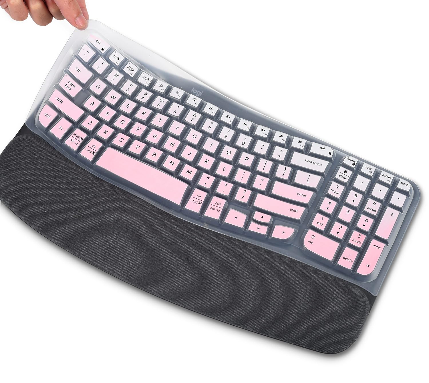 logicool WAVE KEYS ワイヤレスキーボード Amazon.com: Logitech Wave Keys Wireless Ergonomic Keyboard with