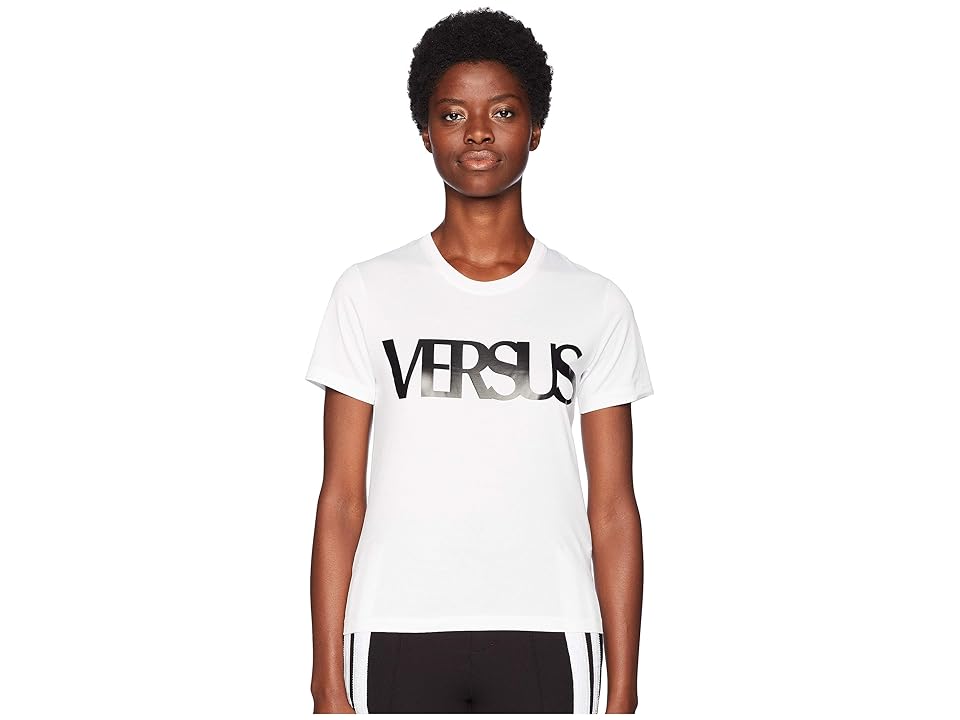 

Versus Versace Donna Jersey T-Shirt (Optical White) Women's T Shirt