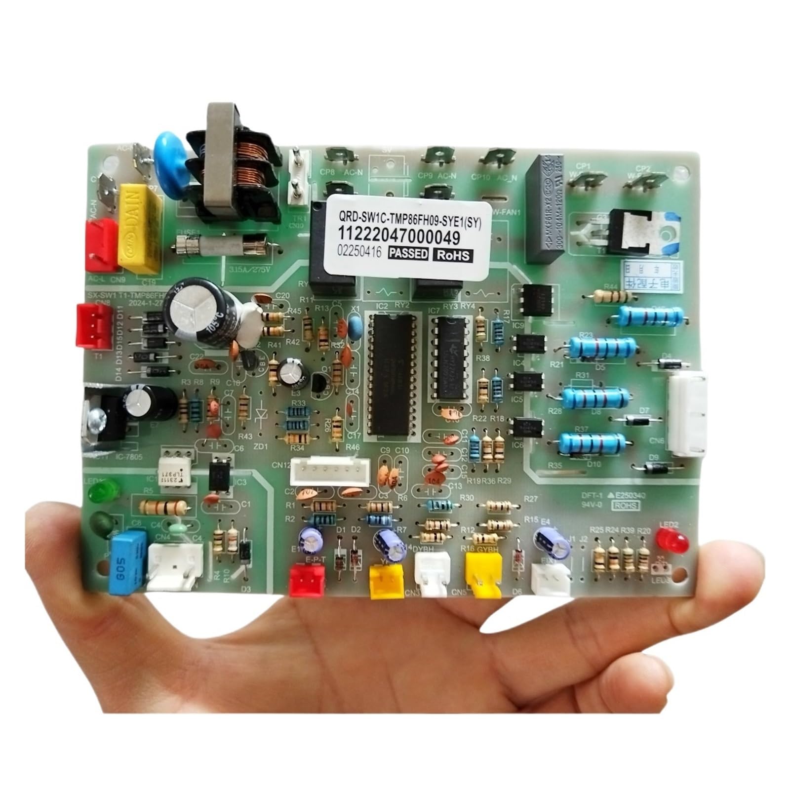 Fkymx 1Pcs For Air Conditioner Sx-Sw1t1-Tmp86fh09-V1 Computer Board Qrd-Sw1c-Tmp86fh09-Sye1 11222047000049