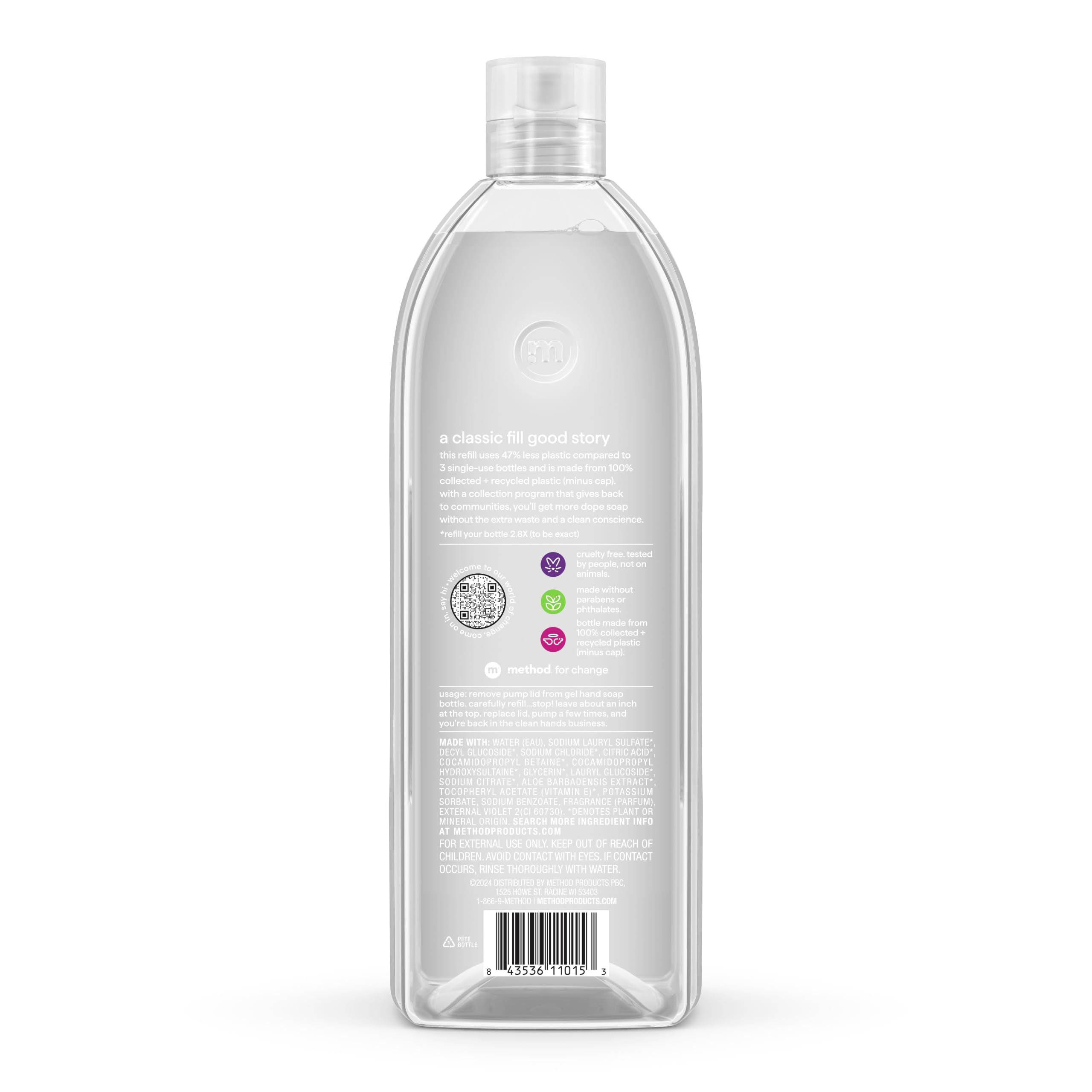 Method Sweet Water Hand Wash Refill - Eco-Friendly Soap -2 Method Sweet Water Hand Wash Refill - Eco-Friendly Soap -2