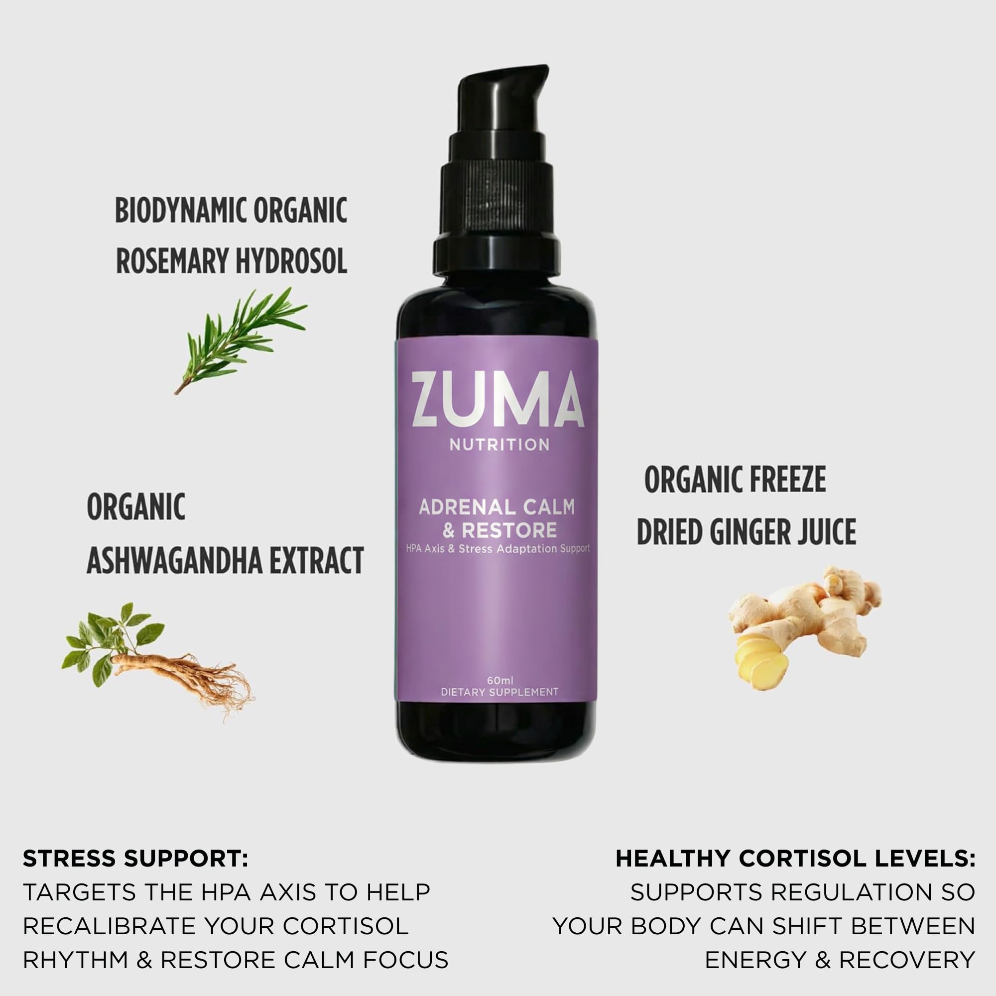 Amazon.com: Zuma Nutrition Adrenal Calm & Restore - Liposomal
