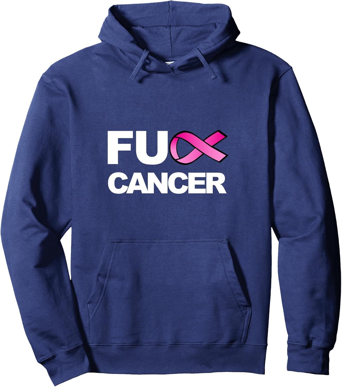 Fuck Cancer Tshirt for Breast Cancer Awareness Hoodie Pullover Hoodie