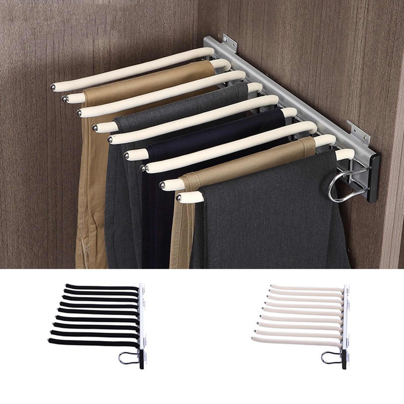 Rangement de vêtements simplifié : tige de placard LWX pour optimiser les armoires profondes