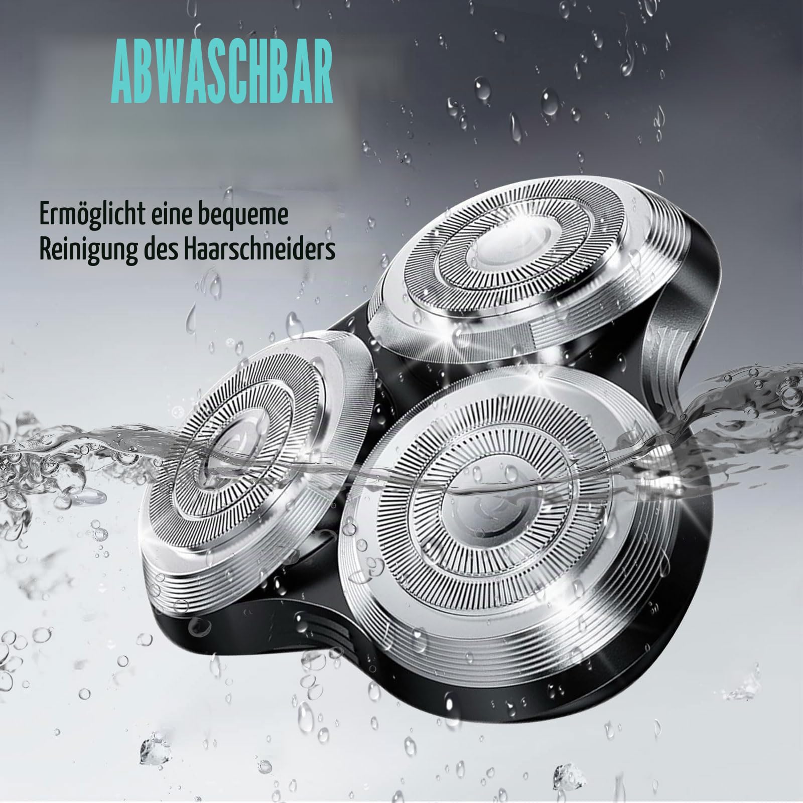 Ersatzrasierköpfe Kompatibel mit Philips Norelco Series 9000 (S9000) Rasierern Ersatzköpfe (SH90-3 stück)