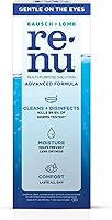 Vista 7 de Renu - Solución para lentes de contacto, fórmula avanzada, solución multiusos con estuche para lentes, limpia suavemente, desinfecta, hidrata