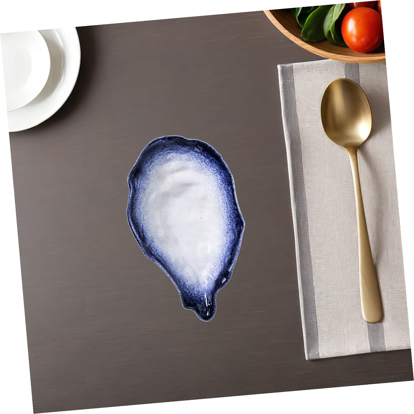 Plato de Porcelana Irregular para Aperitivos y Postres Bandeja Ligera y Práctica para Fruta Snacks y Dulces Fácil de Limpiar y Almacenar para Restaurante y Hogar