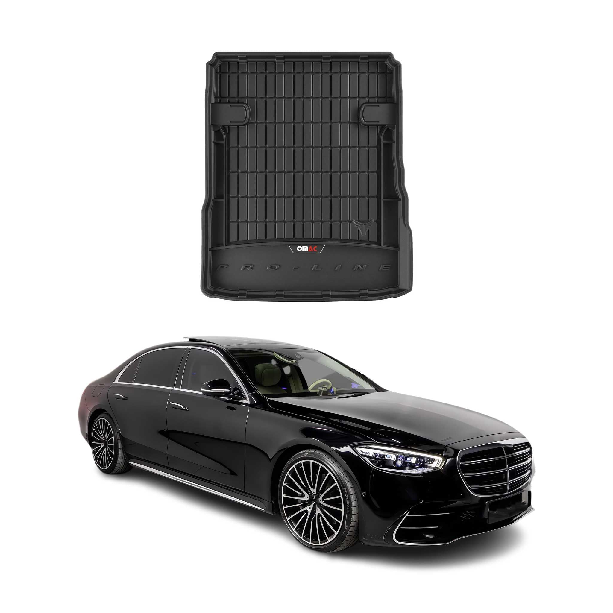OMAC Guma Mata Bagażnika Pasująca do Mercedes S Klasse V223 2021-2026 TPE Czarny