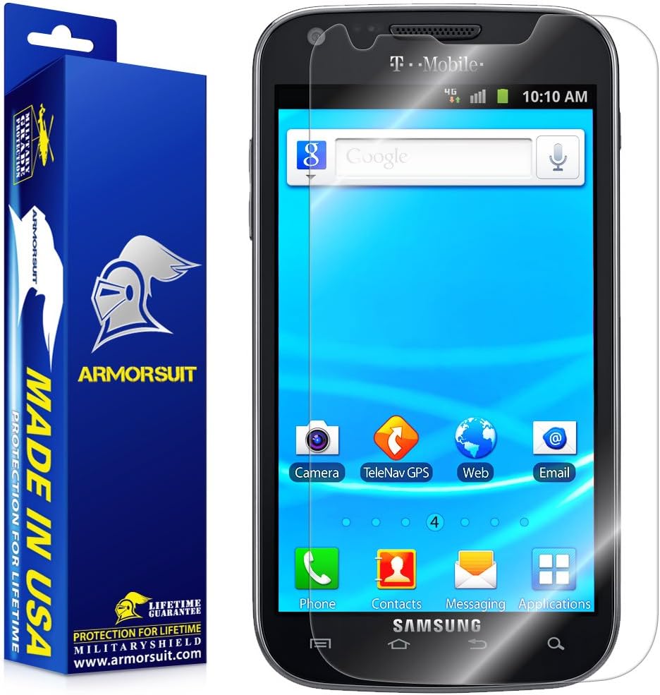 Armorsuit MilitaryShield® Screen Protector Shield for Samsung Galaxy S2 / S II (T-Mobile U.S. Version) + Lifetime Replacementss