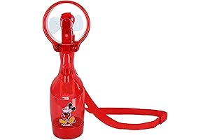 Disney Mickey Mouse Red Personal Misting Fan: Cool Summer Relief for Disney Fans