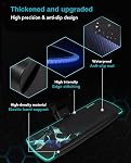 Keyboard Tray Under Desk with Storage Drawer, Height Adjustable Keyboard Tray Slide Out 360° Swivel Tilt, Ergonomic Under Desk Mount Keyboard & Mouse Pad Lighting for Gaming Home Office