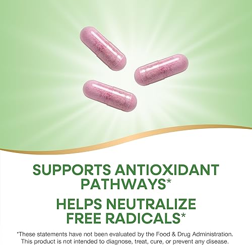 Miniatura 3 de Nature's Way Cápsulas Tart Cherry Ultra, suplemento de antocianina y soporte antioxidante*, 1,200 mg por porción, 90 cápsulas vegetarianas