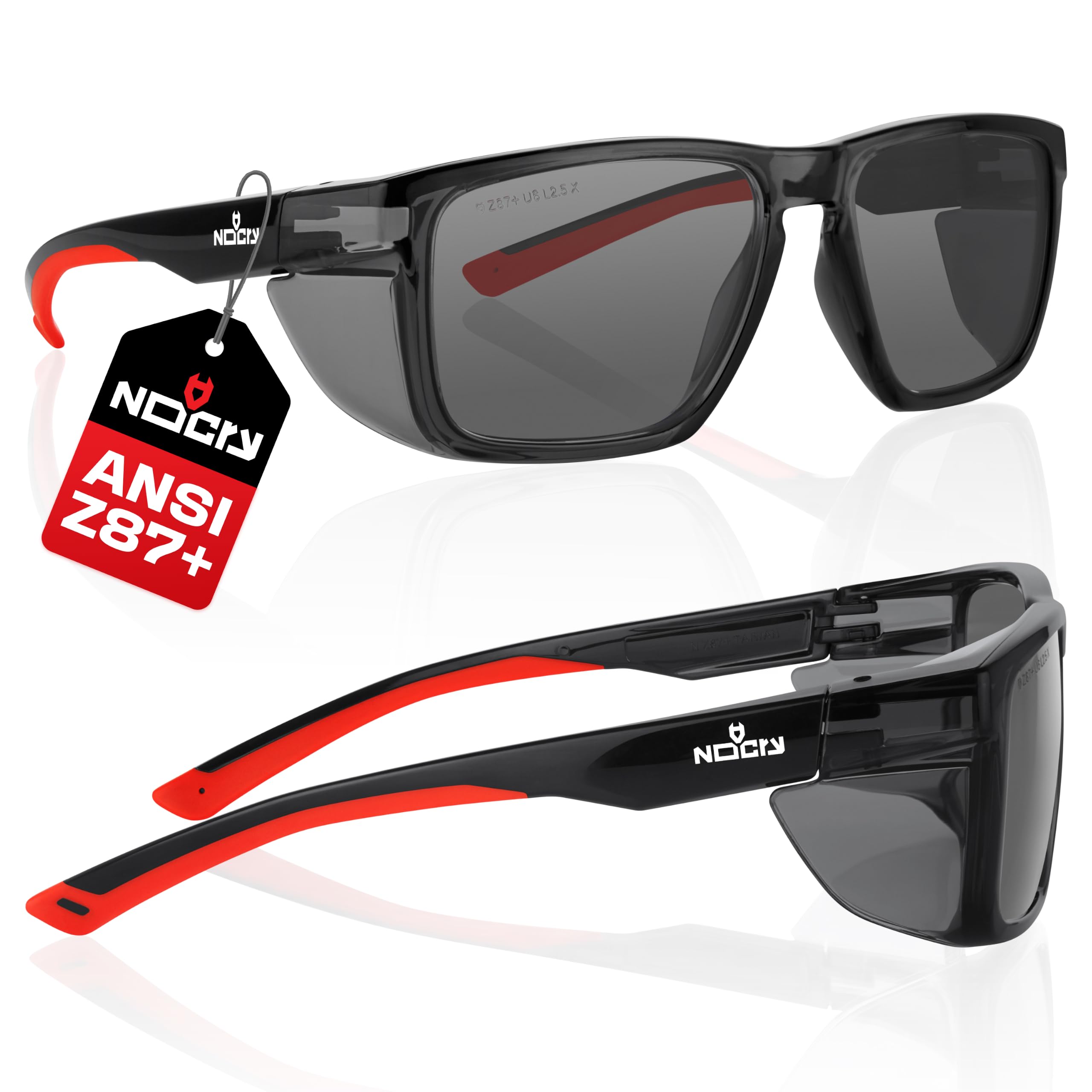 NoCry Clear Safety Glasses - Impact & UV Protection -14