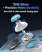Vista 12 de EasySMX S10 Switch 2 Controller-One Key Wake-up, Switch 2 Pro Controller with 6 Axis Gyro, NFC Function, TMR Anti-Drift Joystick, HD Rumble, Negro