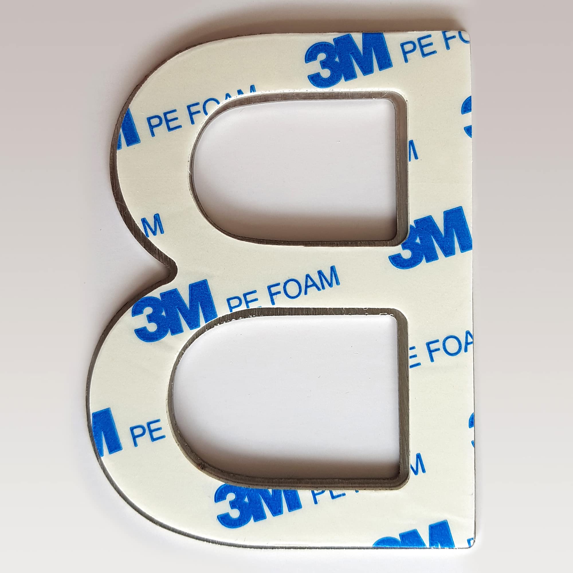 Numéro De Maison Ou Appartement - Inox Brossé - Autocollant - 7,6 Cm De Hauteur - Numéro 0