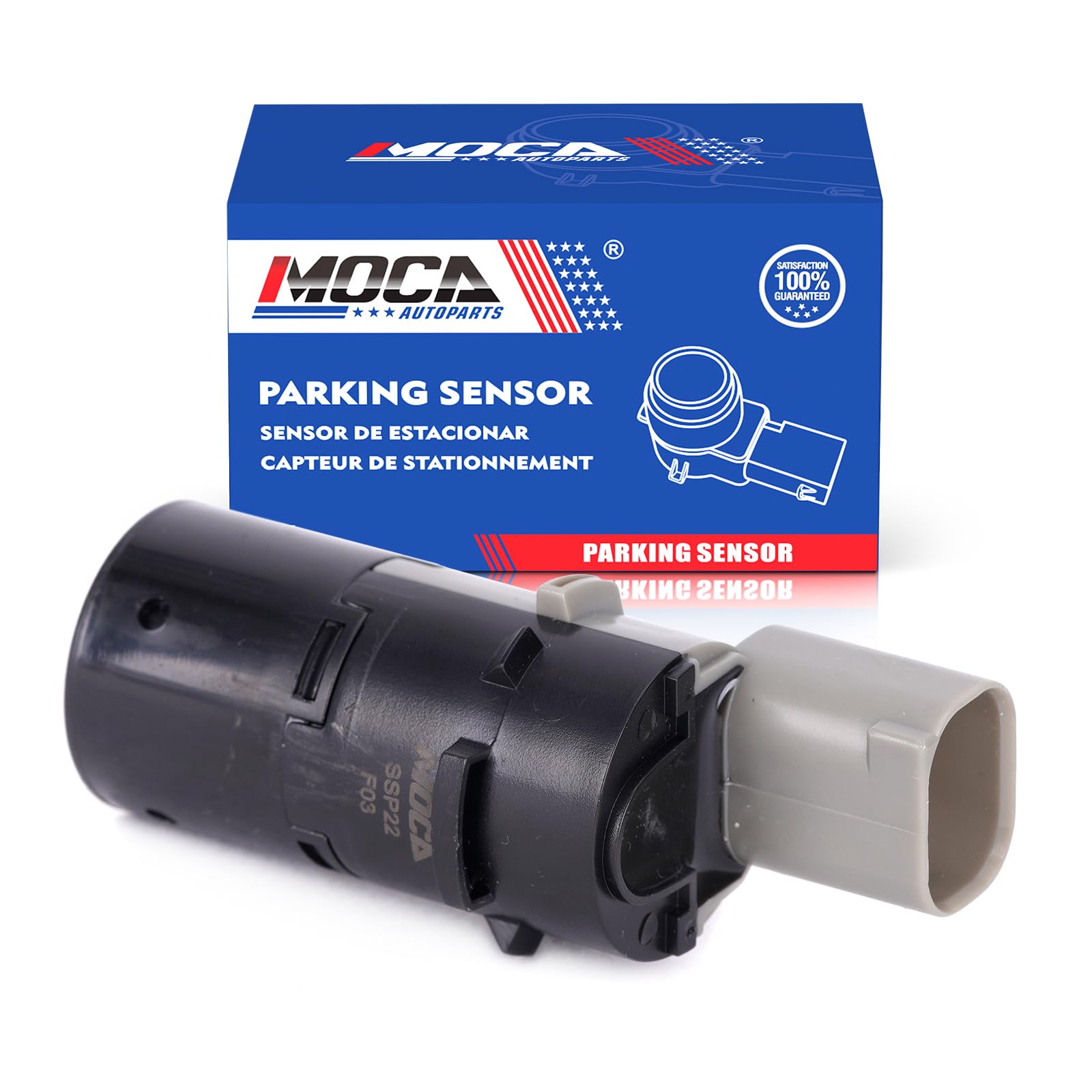 MOCA Reverse Backup Parking Assist Sensor fits for BMW 2004-2007 525i E60 Front Side, 2006-2007 525xi E60, 2004-2007 530i E60, 2006-2007 530xi E60, 2004-2004 545i E60, 2006-2007 550i E60