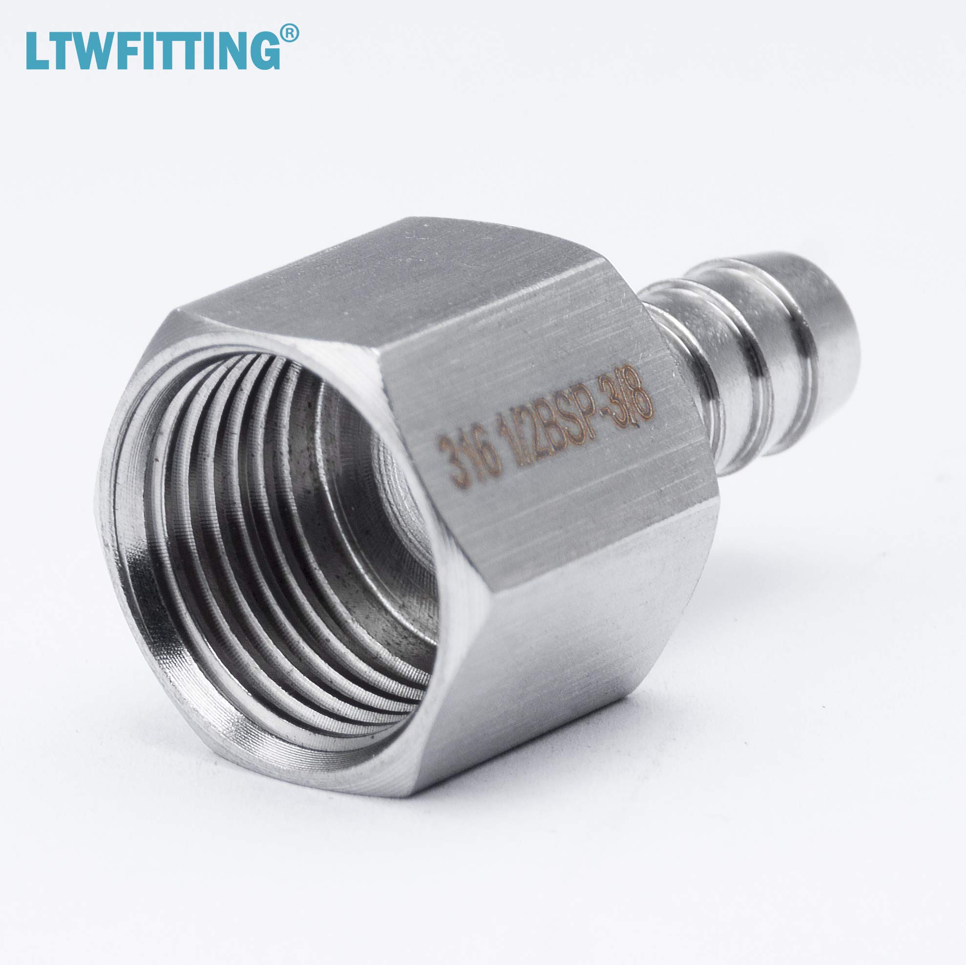 ホースニップル　3/8  ホース内径10φ用 Amazon.co.jp: LTWFITTING G(PF)1/2 ホース内径10mm（3/8） S316