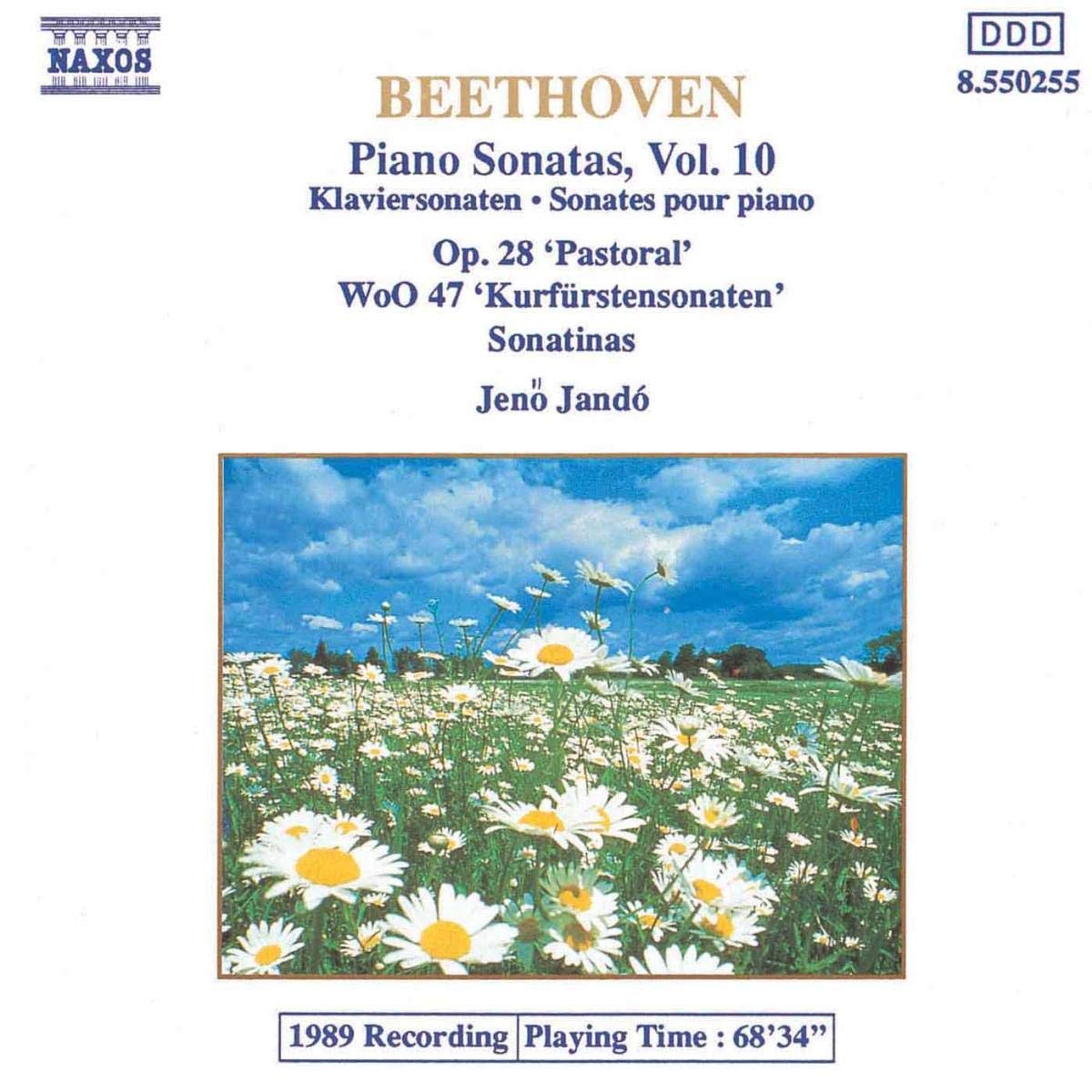 Beethoven: Piano Sonatas, Vol. 10 - Op. 28 'Pastoral', WoO 47 'Kurfurstensonaten', Sonatinas