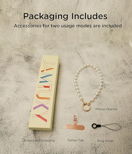 Miniatura 7 de Correa de dije para teléfono, pulsera de cadena de teléfono con correa de sujeción para la muñeca para mujer