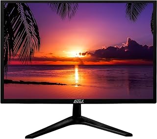 Monitor LED 19" 1920x1080p 60Hz 5ms 16:10 Estrutura Ergonômica e Recursos de Economia de Energia Alta Definição da Tela Ângulo de Visão170° Entrada HDMI VGA