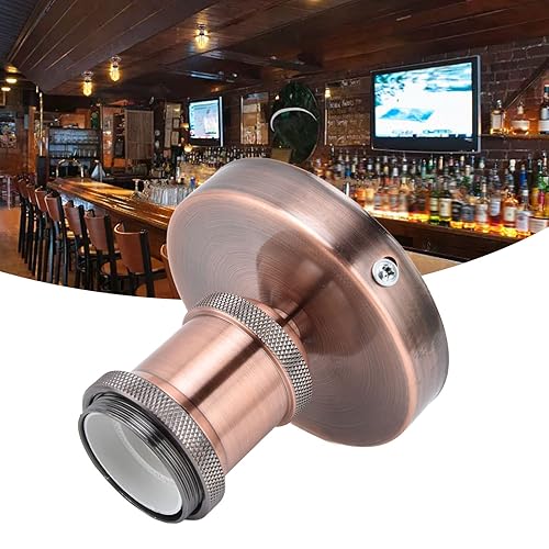 Miniatura 4 de Soporte de caja de salida de urea de una pieza, portalámparas incandescente con cable superior E26 E27, base de porcelana, soporte de lámpara de