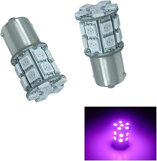LED 2PCS 20SMD 1156 Ba15s Purple Auto Bulb 12V for Turn Signal, Side Marker, Stop, Back Up, Tail Light (1073 1003 1093 1129 1141 1159 1259 1459 1619 1651 1680 3496 5007 5008 7506 7527 Available)