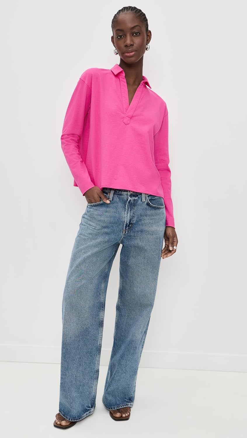 Frank & Eileen Women's Patrick Popover Henley - Image 5