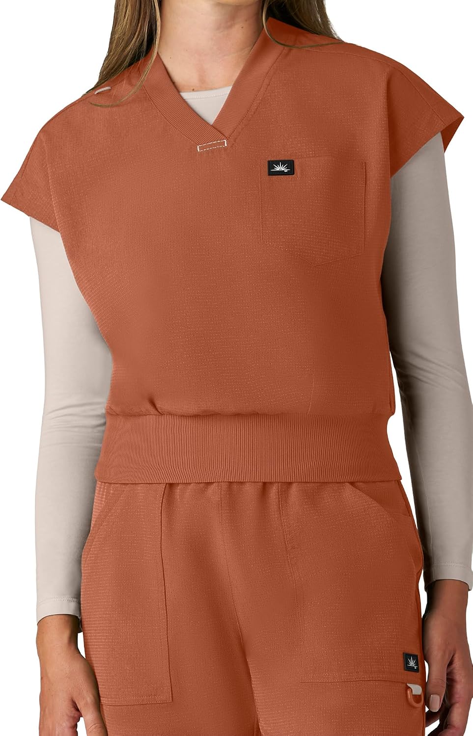 koi Solis x Trinity Women's Chest Pocket Scrub Top