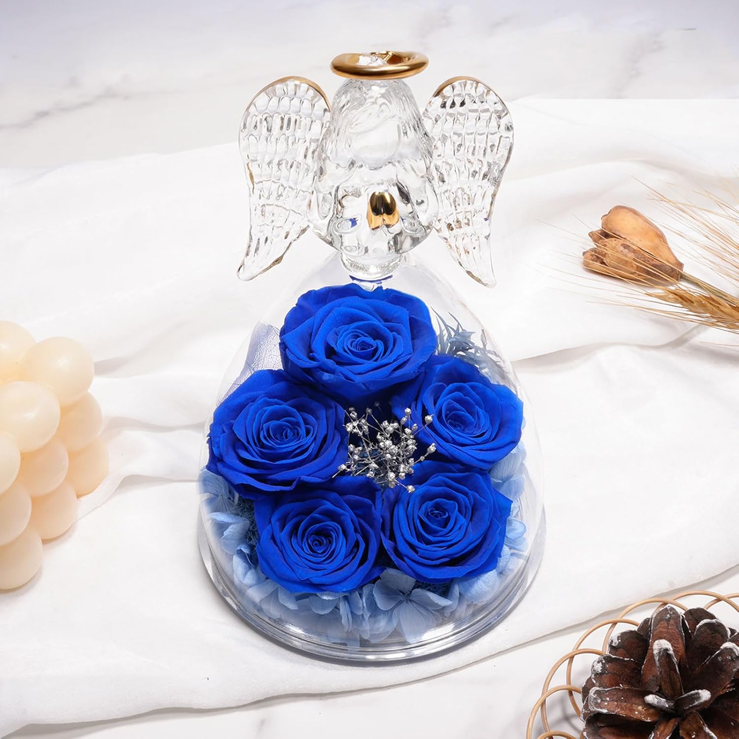 Detailný pohľad na večnú ružu