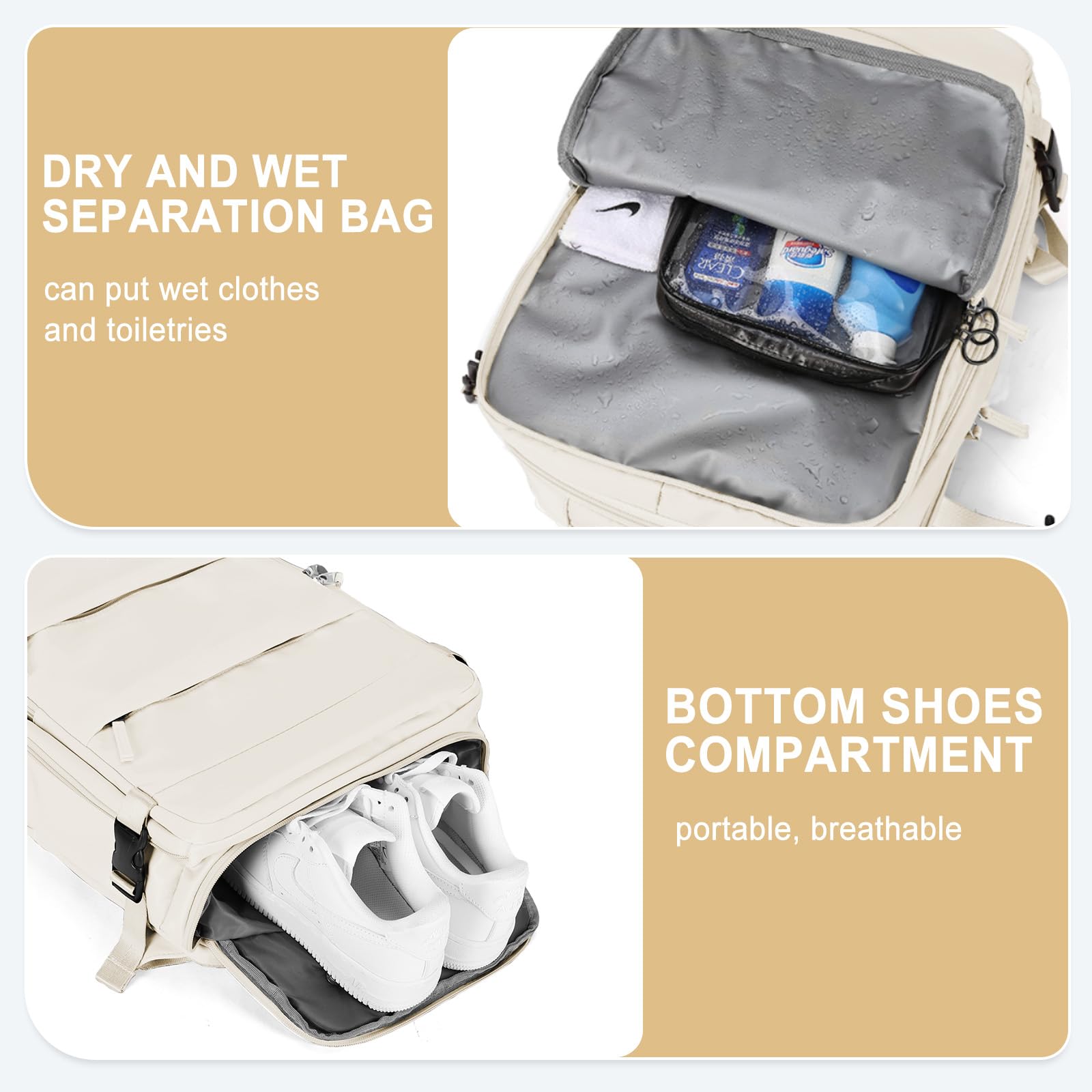 Zaino Bagaglio a Mano Ryanair 40x20x25 Zaino Aereo Borse da Cabina per Easyjet 45x36x20 Zaino da Viaggio donna con porta ricarica USB, Borsa da Viaggio aereo Zaino Computer Impermeabile Casual Daypack